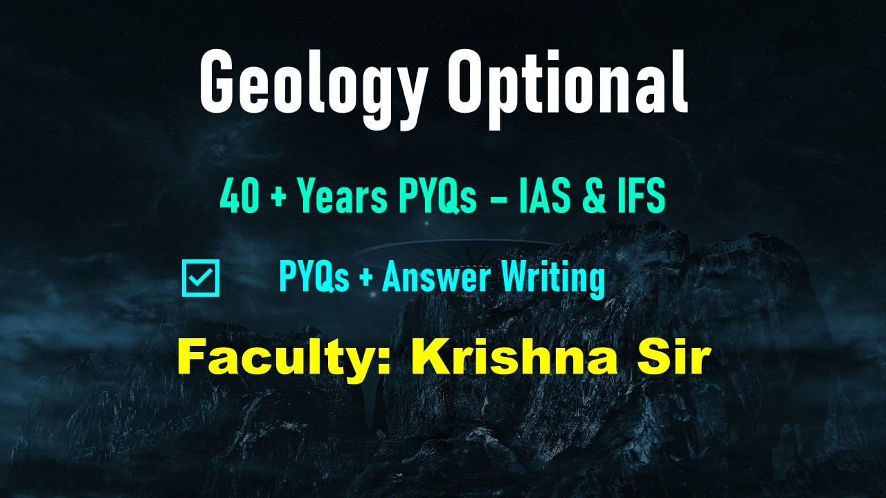 Geology Optional Write Right (Solved PYQs + Answer Writing)